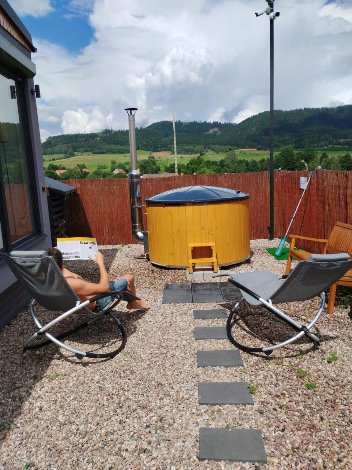 Rajska Polana Domki Premium ,Na Odludziu Z Prywatna Balia Z Jacuzzi I Sauna ,Cisza,Rowery Elektryczne,Gory,Astroprzygoda,- Adrspach, Skalne Miasto, Zamek Ksiaz,Andrzejowka,Karpacz, Sniezka,Janskie Laznie,Pec Mieroszow Dış mekan fotoğraf