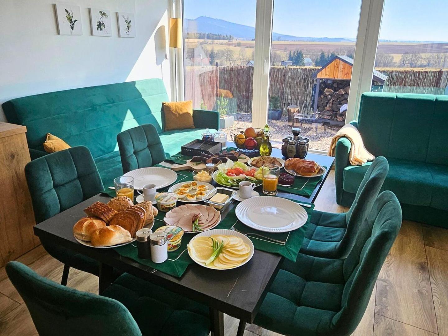 Rajska Polana Domki Premium ,Na Odludziu Z Prywatna Balia Z Jacuzzi I Sauna ,Cisza,Rowery Elektryczne,Gory,Astroprzygoda,- Adrspach, Skalne Miasto, Zamek Ksiaz,Andrzejowka,Karpacz, Sniezka,Janskie Laznie,Pec Mieroszow Dış mekan fotoğraf